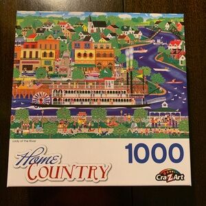 Cra-Z-Art Home Country Puzzle Lady of the River - Vibrant River Scene